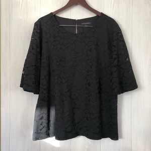 NWOT | Banana Republic Lace Flutter Sleeve Top